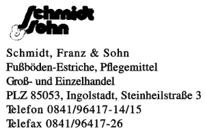 Schmidt, Franz & Sohn