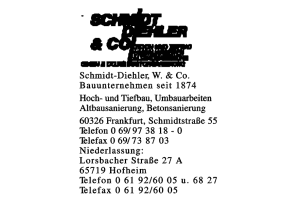 Schmidt-Diehler, W. & Co.