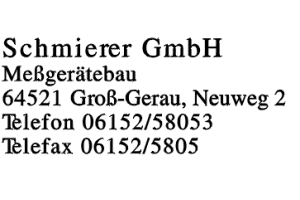 Schmierer GmbH Schmierer GmbH