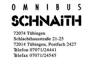 Schnaith Omnibus