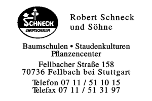 Schneck, Robert und Söhne