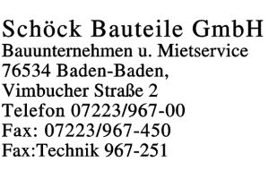 Schöck Bauteile GmbH