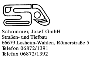 Schommer, Josef GmbH
