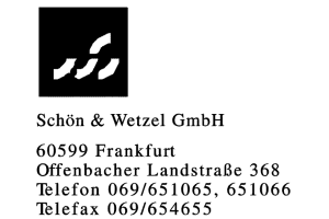 Schön & Wetzel GmbH Schön & Wetzel GmbH