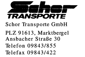 Schor Transporte GmbH Schor Transporte GmbH