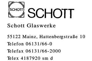 Schott Glaswerke