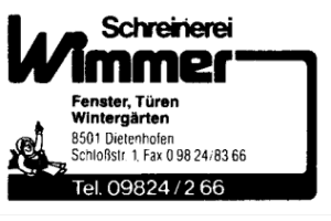 Schreinerei Wimmer