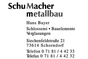 Schu Macher Metallbau