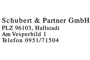 Schubert & Partner GmbH Schubert & Partner GmbH