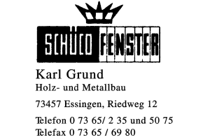 SCHÜCO FENSTER