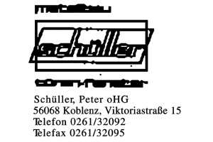 Schüller, Peter oHG