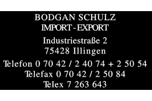 Schulz, Bogdan