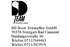 SD-Team Stümpflen GmbH SD-Team Stümpflen GmbH