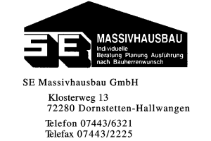 SE Massivhausbau GmbH SE Massivhausbau GmbH
