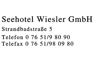 Seehotel Wiesler GmbH