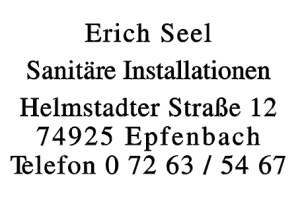 Seel, Erich