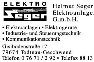 Seger, Helmut Elektroanlagen GmbH