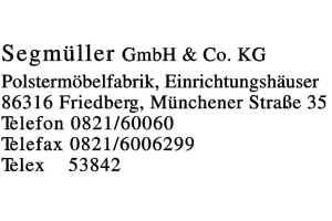Segmüller GmbH & Co. KG