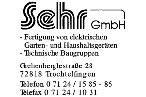 Sehr GmbH