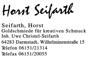 Seifarth, Horst