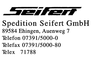 Seifert Spedition GmbH