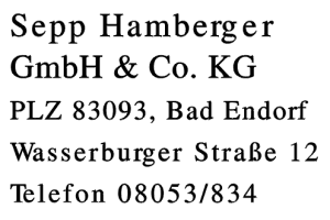 Sepp Hamberger GmbH & Co. KG
