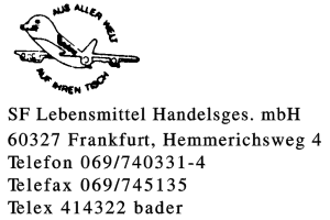 SF Lebensmittel Handelsges. mbH