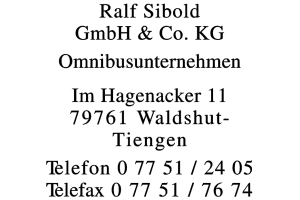 Sibold, Ralf GmbH & Co. KG
