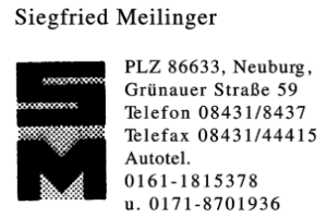 Siegfried Meilinger Siegfried Meilinger