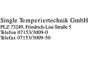 Single Temperiertechnik GmbH