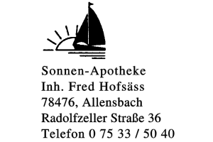Sonnen-Apotheke, Inh. Fred Hofsäss