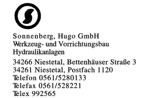 Sonnenberg, Hugo GmbH