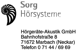 Sorg Hörsysteme Hörgeräte-Akustik GmbH