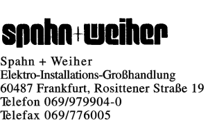 Spahn + Weiher