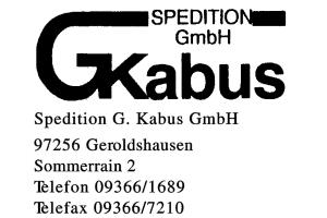 Spedition G. Kabus GmbH