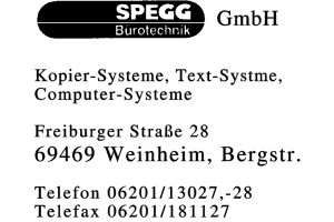 SPEGG GmbH Bürotechnik