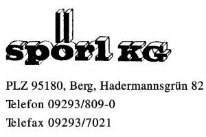 Spörl KG Spörl KG