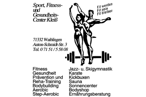Sport-, Fitness- und Gesundheits-Center Kleiß
