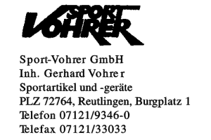 Sport-Vohrer GmbH