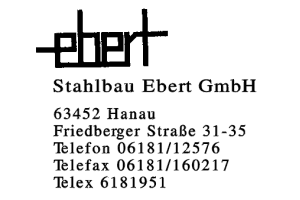 Stahlbau Ebert GmbH