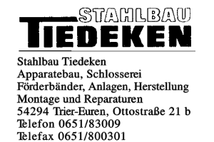 Stahlbau Tiedeken