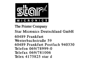 Star Micronics Deutschland GmbH