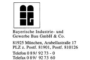 Bayerische Industrie- und  Gewerbe Bau GmbH & Co.