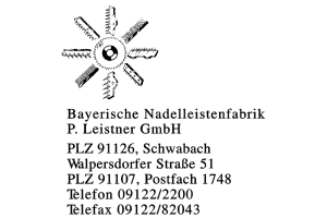 Bayerische Nadelleistenfabrik P. Leistner GmbH