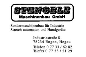 Stengele Maschinenbau GmbH Stengele Maschinenbau GmbH