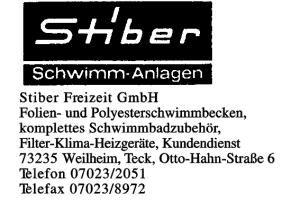 Stiber Freizeit GmbH Stiber Freizeit GmbH