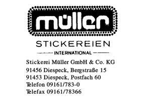 Stickerei Müller GmbH & Co. KG