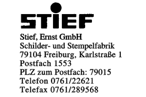 Stief, Ernst GmbH