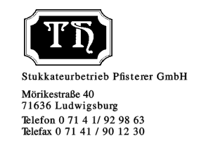 Stukkateurbetrieb Pfisterer GmbH