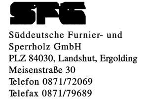 Süddeutsche Furnier- und Zimmerei-Sperrholz GmbH